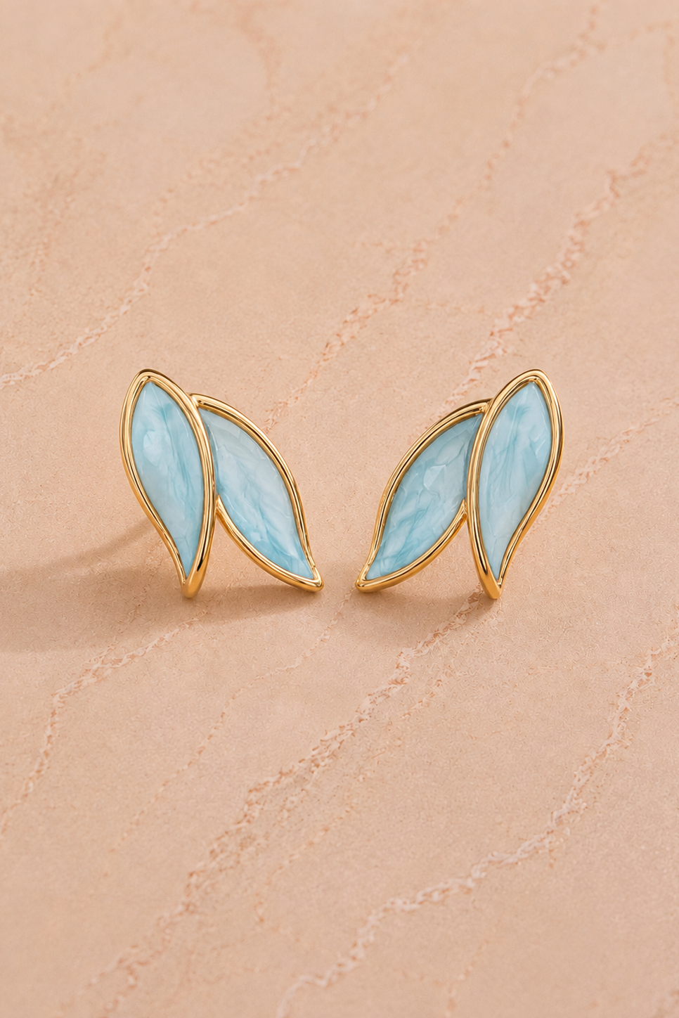 BOUCLES TESSA BLEUES