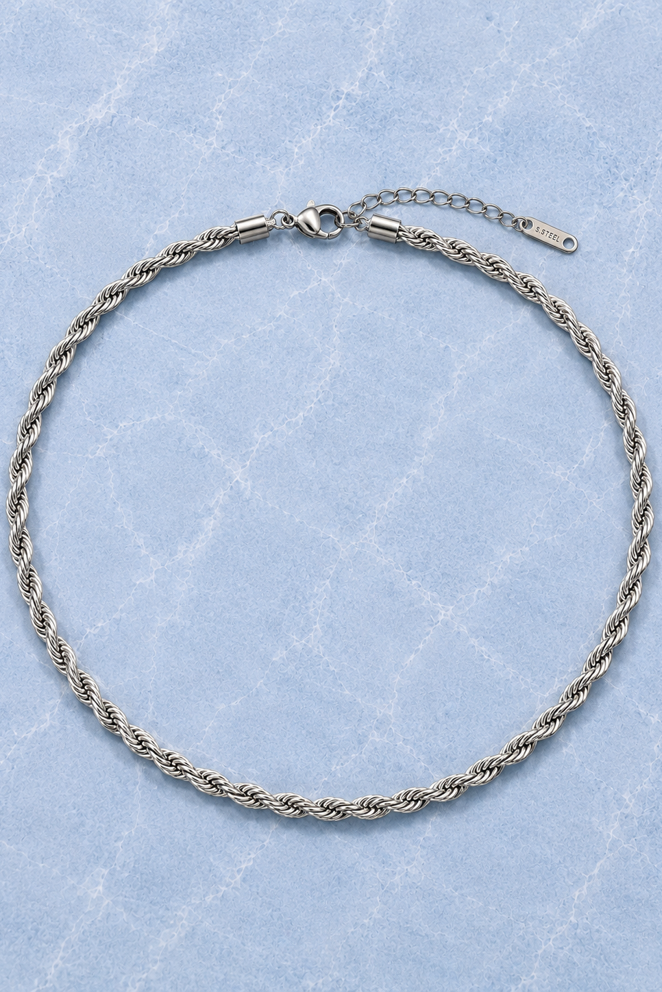 Collier Tommy, collier homme en acier inoxydable – Velyra Paris, vue 1