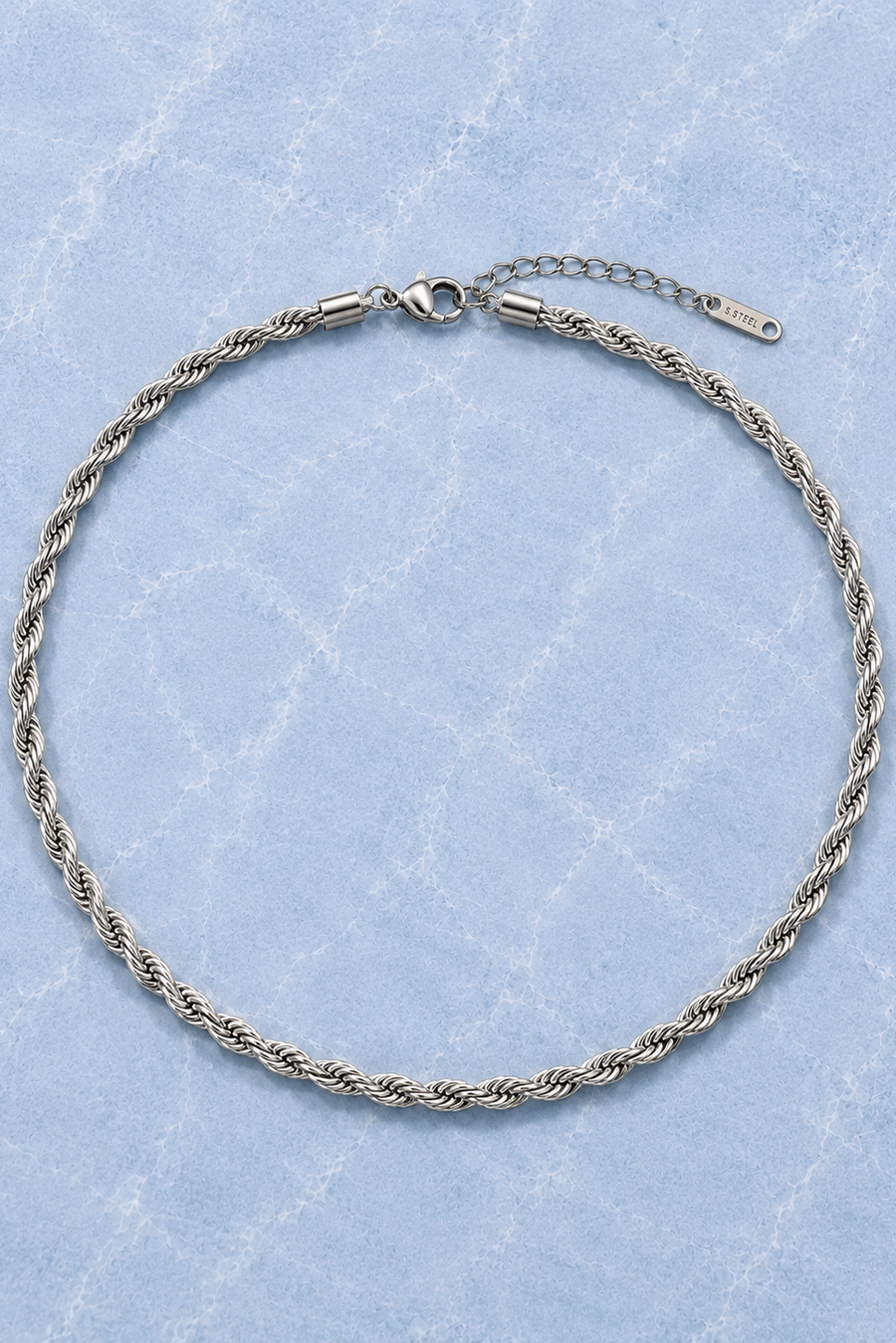 Collier Tommy, collier homme en acier inoxydable – Velyra Paris, vue 1