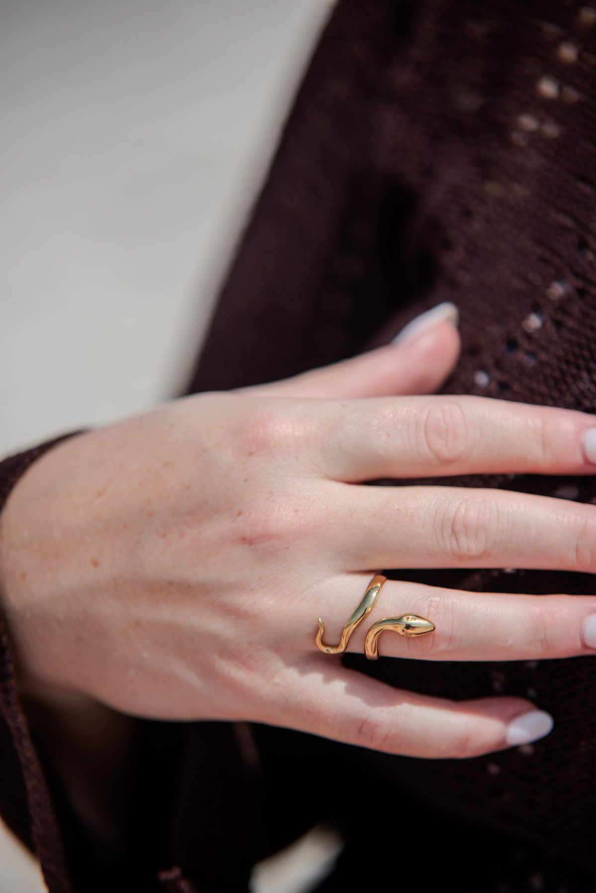 Bague Ophélia or portée – Velyra Paris