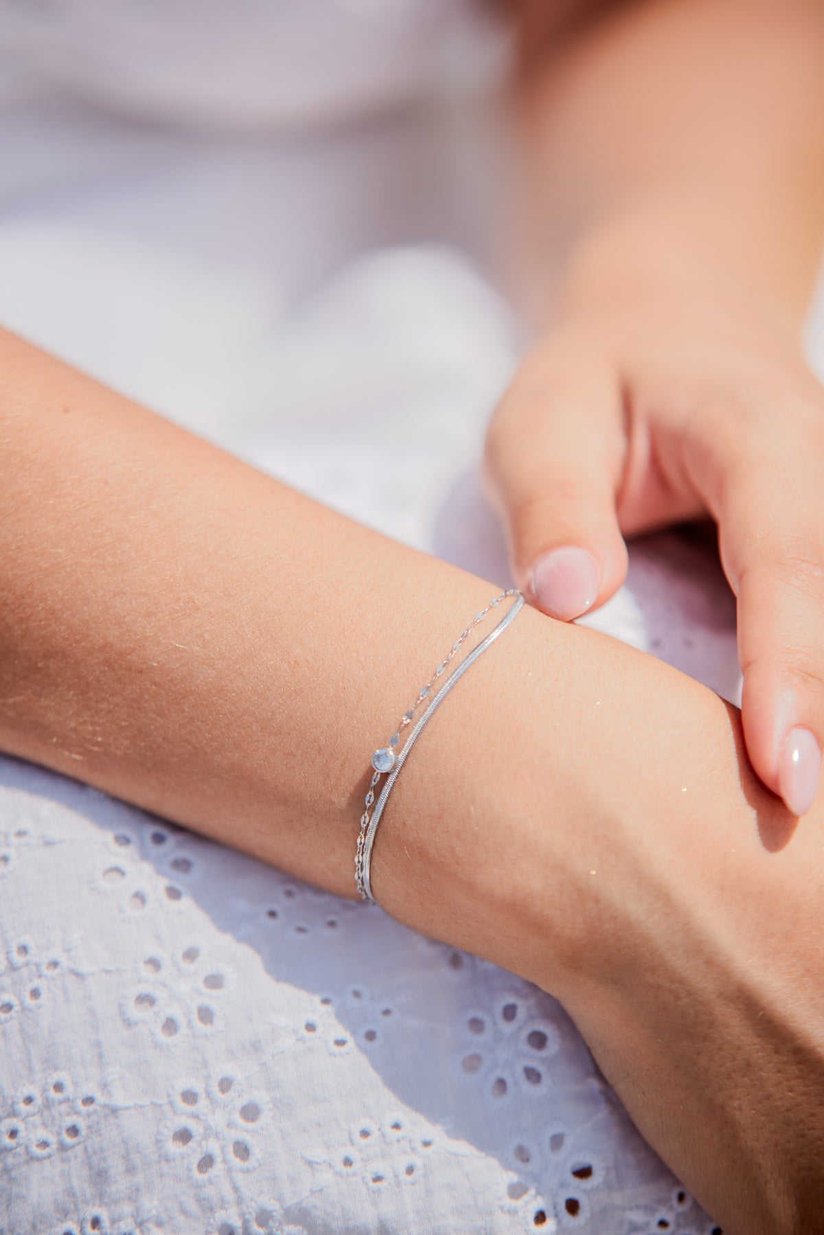 Bracelet Orphée porté – Velyra Paris